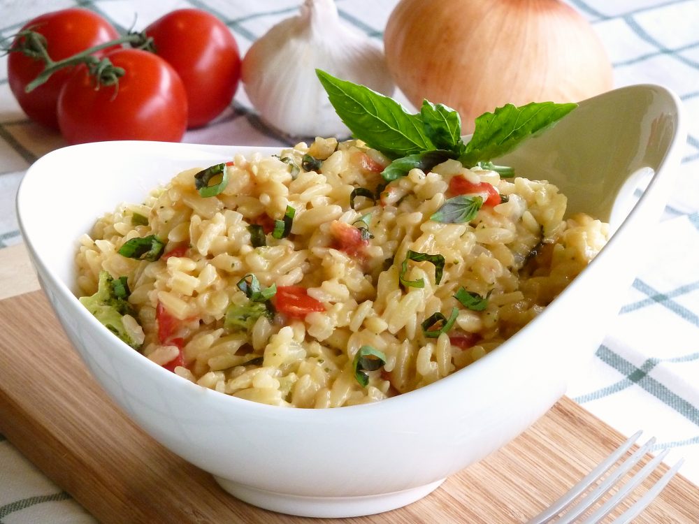 Creamy Orzo Rice Pilaf looks and tastes better than those box mixes loaded with preservatives.