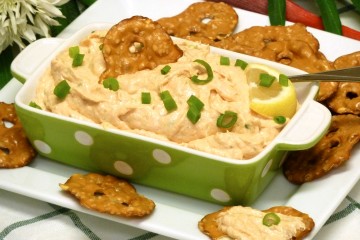 Less expensive smoked salmon dip is a hit at parties.