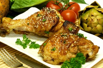 Sweet and spicy chicken gives your taste buds a kick.