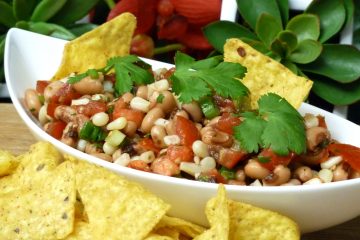 Texas Caviar blends black-eye peas and corn with chunky salsa for the ultimate Tex-Mex party dip.