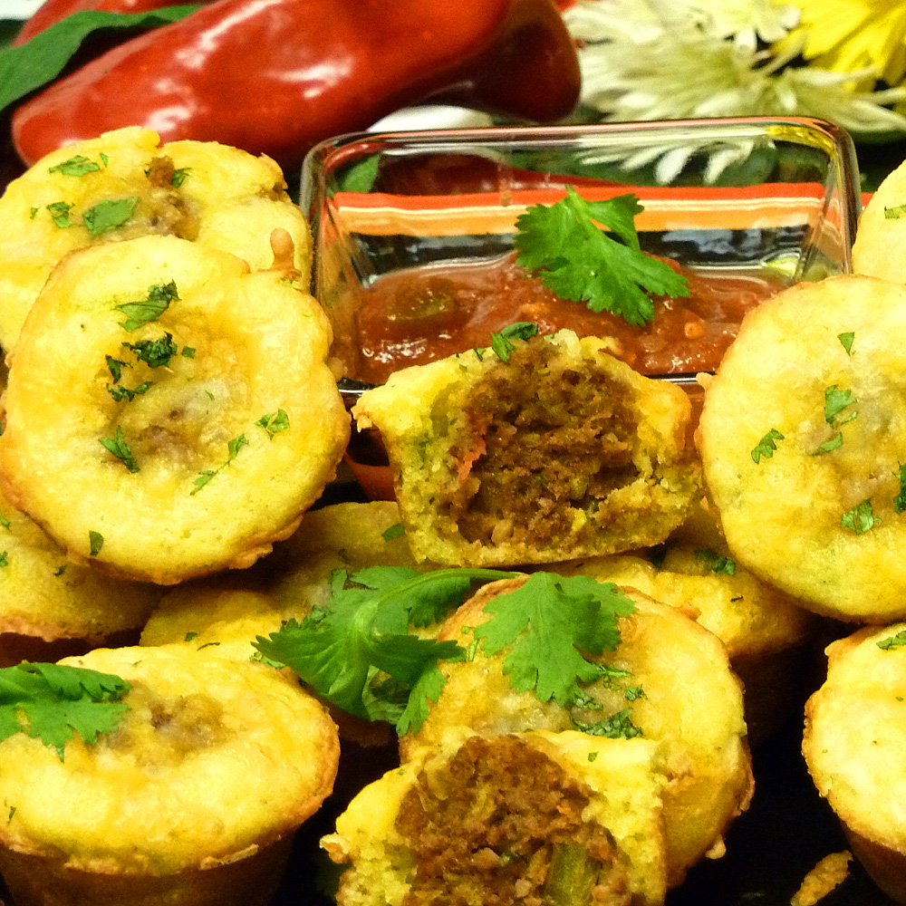 Spicy Loco Taco Meatball Poppers will be the hit of your party.