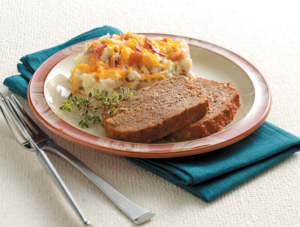 Chili Sauce Meat Loaf is a healthier, yet still tasty, version of the comfort food classic.
