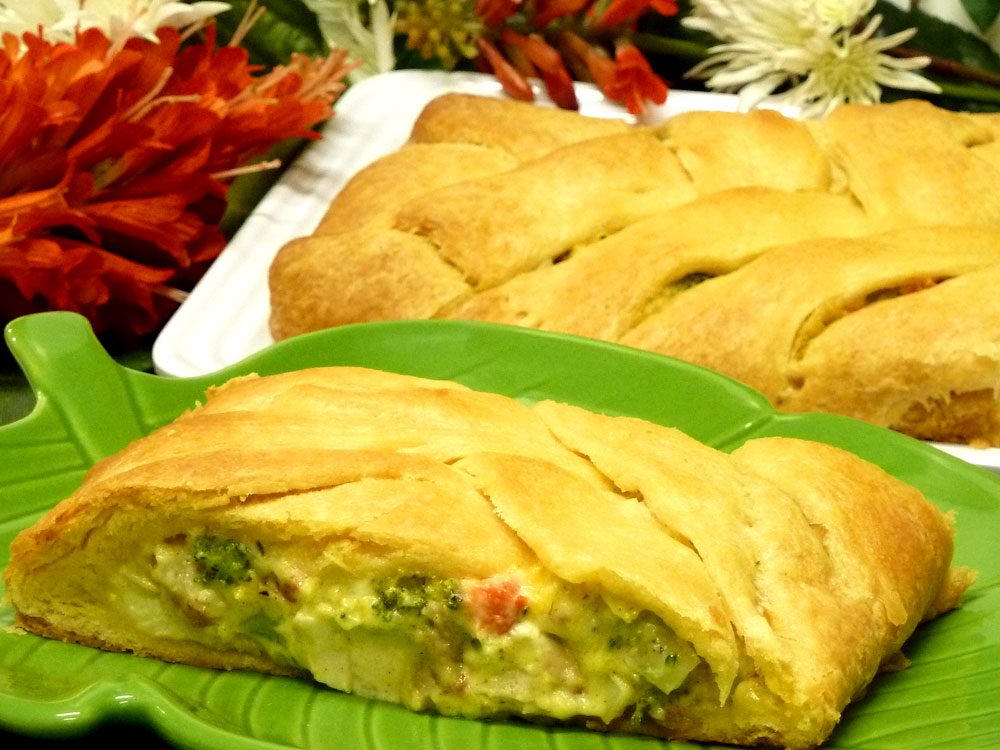 Chicken Broccoli Stuffed Bread will become your family's favorite meal.