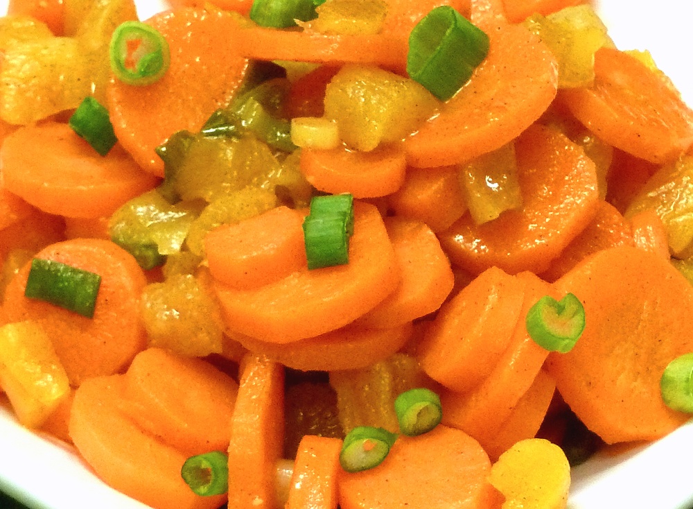 Apricot Carrots are enhanced with the sweetness of apricots and the tang of balsamic vinegar.