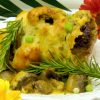 Swiss Mushroom Chicken combines chicken with Swiss cheese and mushrooms in a fabulous sour cream wine sauce.