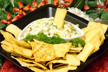 Roasted Garlic Spinach Dip is a delicious party favorite and so easy to make.