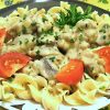 Chicken Stroganoff is a tasty, inexpensive knock-off of the classic beef stroganoff.