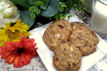 Cherry Garcia Cookies are inspired by the famous ice cream flavor, loaded with cherries and chocolate.