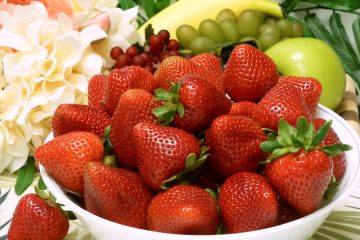 Strawberry Storage and Selection. Beautiful bowl of strawberries.