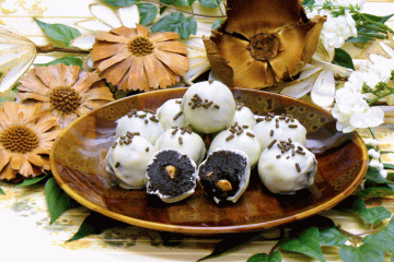 Peanut Butter Chocolate Cake Balls covered in white chocolate taste like decadent truffles. So easy.
