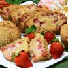 Strawberry Nutmeg Muffins: Fresh strawberries and nutmeg are a magical combination.