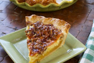 Cheesecake Pecan Pie marries two classic desserts into one fantastic finale.