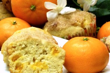 Mandarin Orange Muffins: Delightful citrus tang, plus optional white chocolate chips. Yummy!